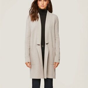 SOIA & KYO Benela Long Knit Coatigan Cream